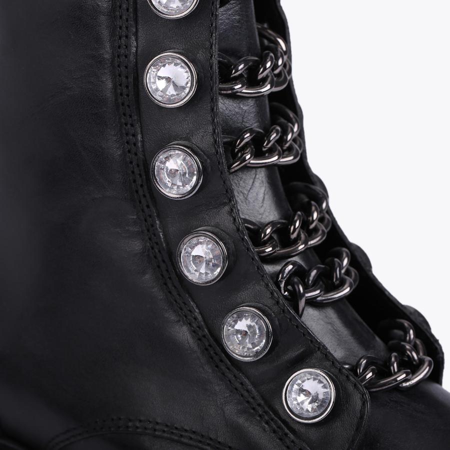 Kurt geiger military boots store