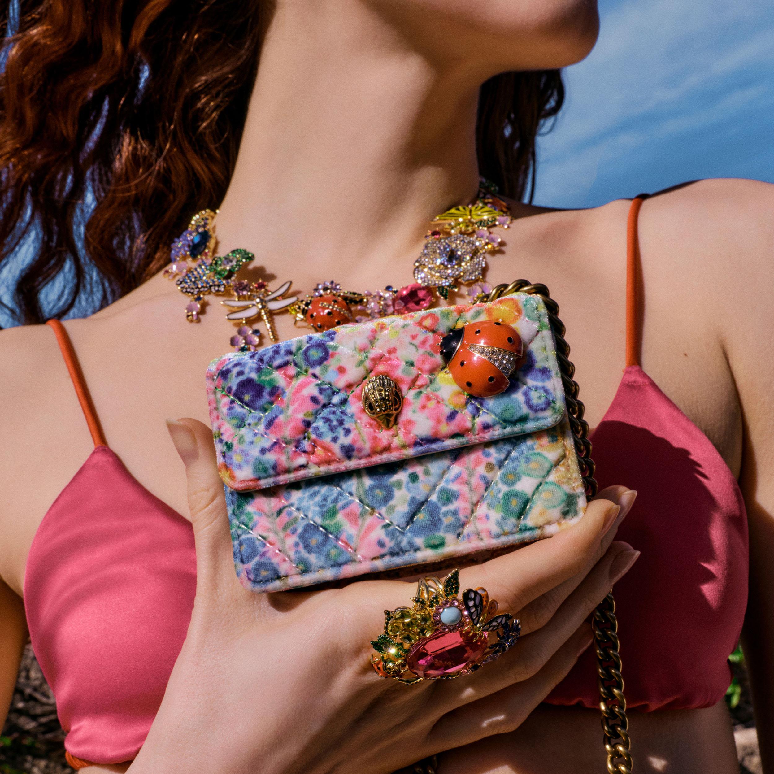 FC MICRO KENSINGTON Floral Couture Cross Body Purse by KURT FC MICRO KENSINGTON Floral Couture Cross Body Purse by KURT
