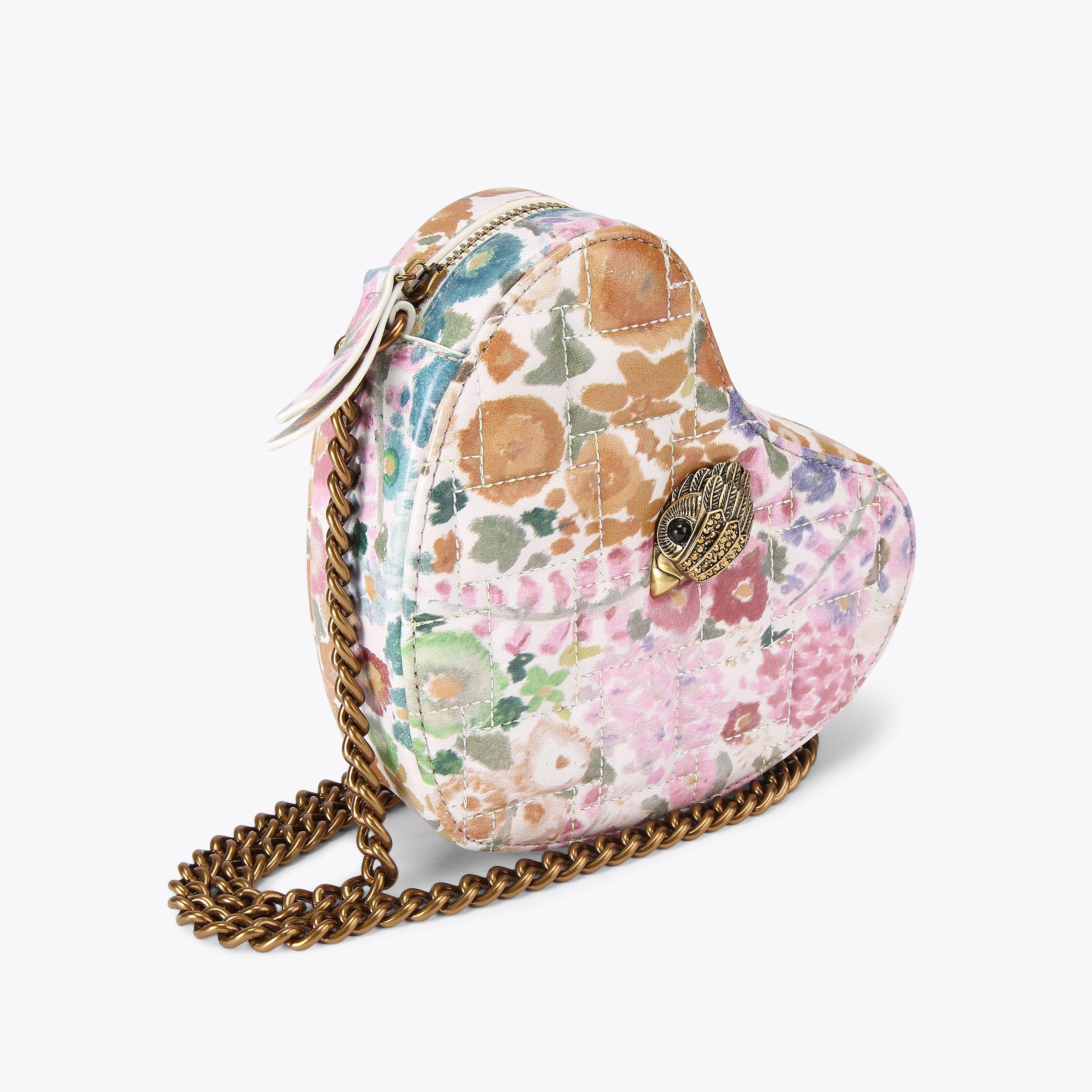 FC KENSINGTON HEART XBODY Heart Leather Cross Body Bag by KURT