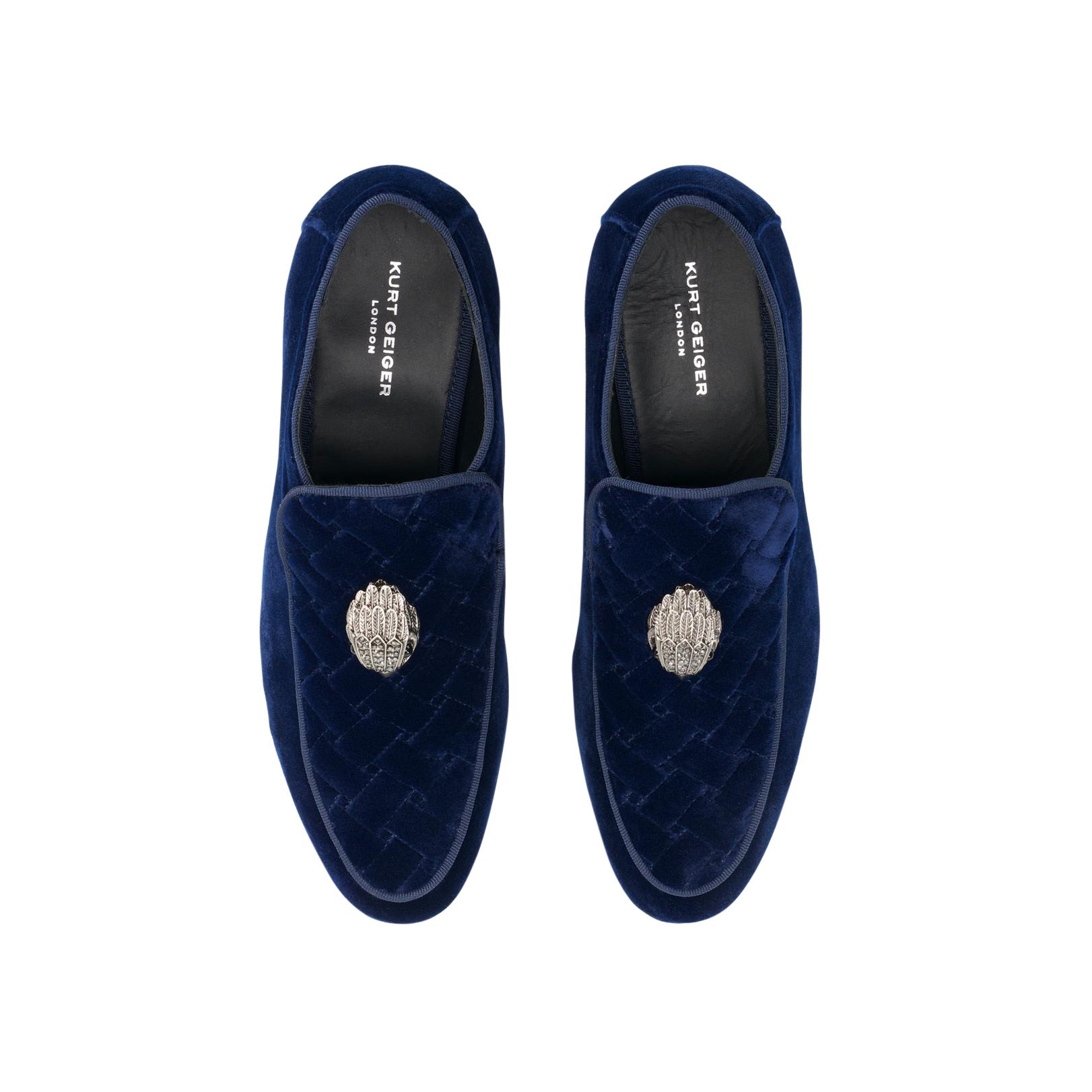 NIB Kurt Geiger Hugh Navy Velvet Mules, Size 9 NIB Kurt Geiger Hugh Navy Velvet Mules, Size 9 main image 2