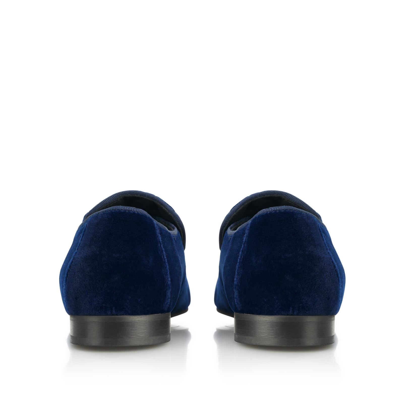 NIB Kurt Geiger Hugh Navy Velvet Mules, Size 9 display picture 3