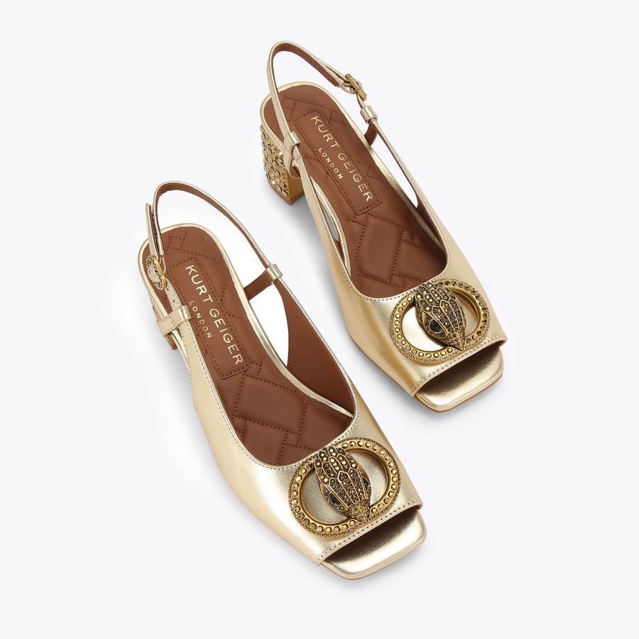 CHELSEA T-BAR BLOCK White Patent Block Heel Sandal by KURT