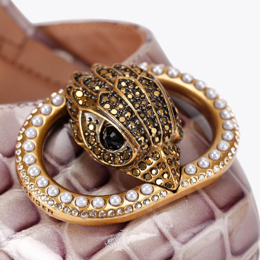 CHELSEA CLOSED PLATFORM 3D embossed leather by KURT GEIGER LONDON