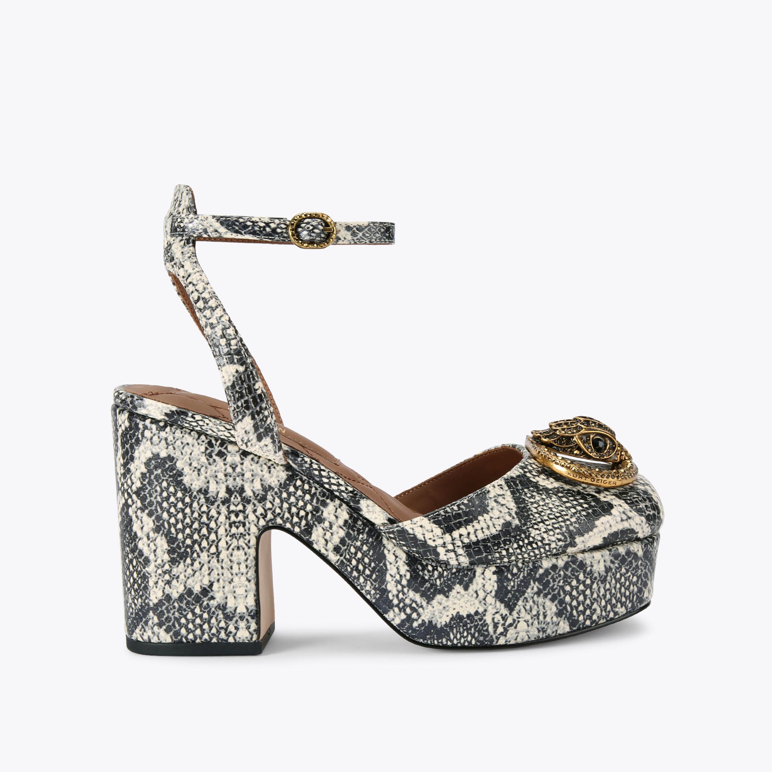 Pierra Ankle Tie Platform Heels