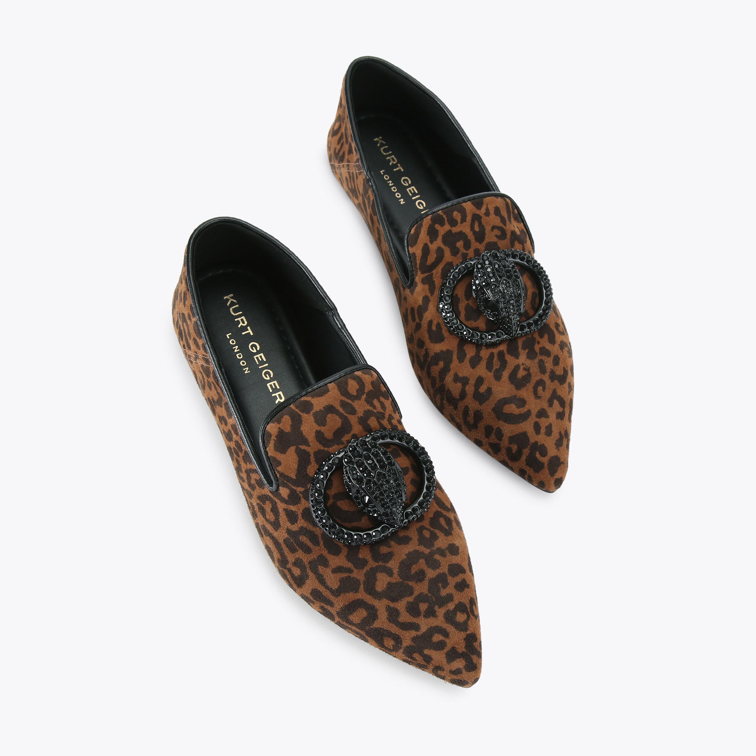 KG By Kurt Geiger Brocade Slip On Loafers Chelsea Point Slip-On Loafers Black Flats | Kurt Geiger main image 3