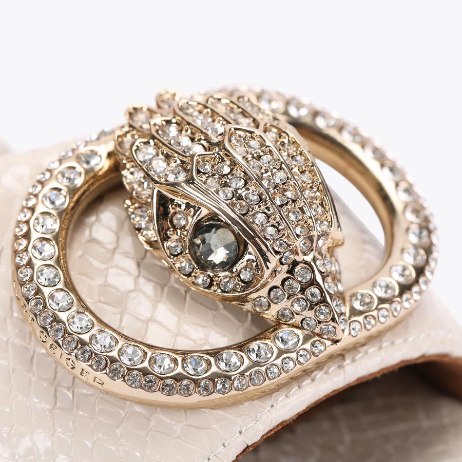 CHELSEA PLATFORM SANDAL Blush Lizard Platform Sandal by KURT