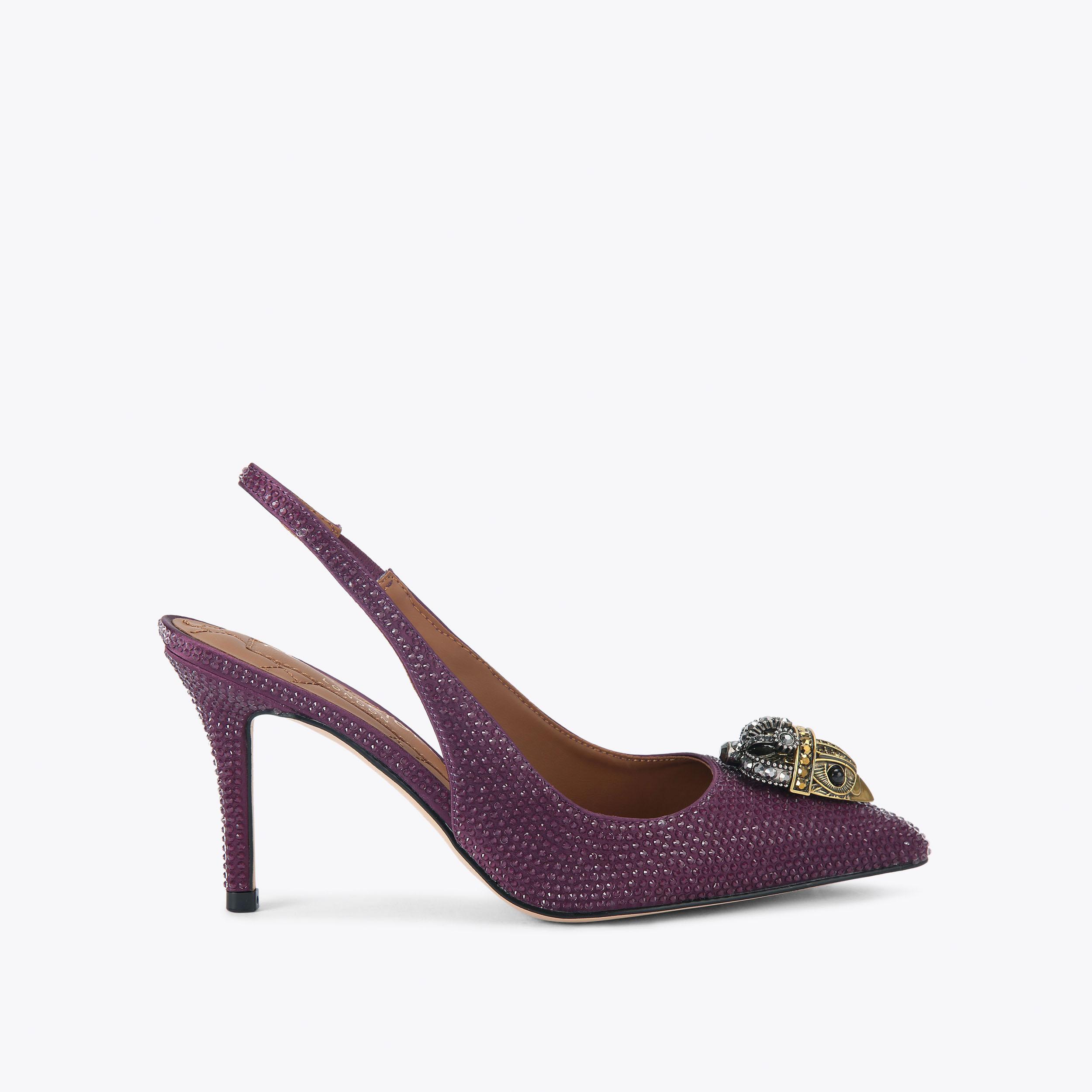 BELGRAVIA HIGH SLING Slingback Woven High Heels by KURT