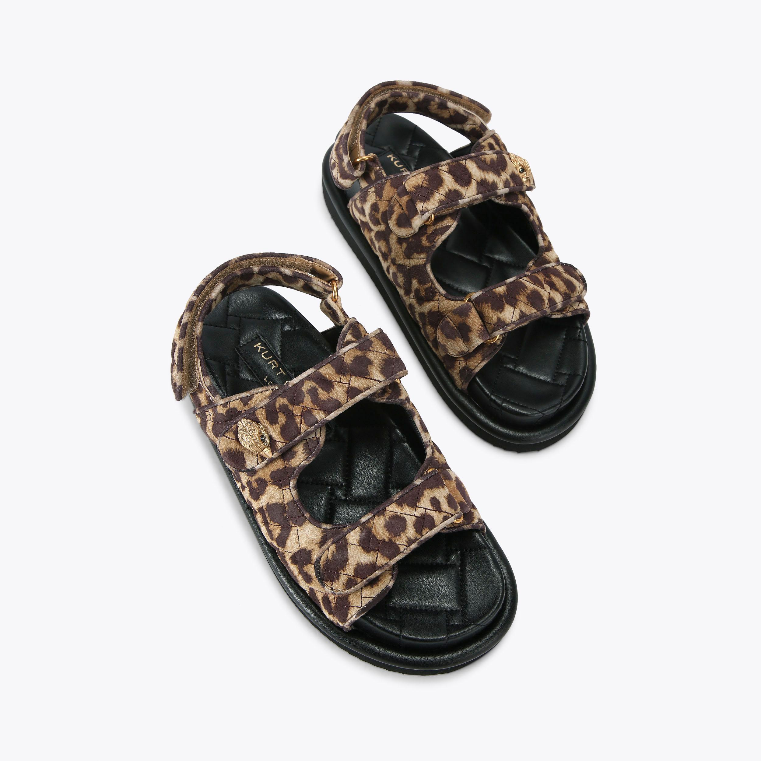 Orson Leopard Print Sandals | Kurt Geiger