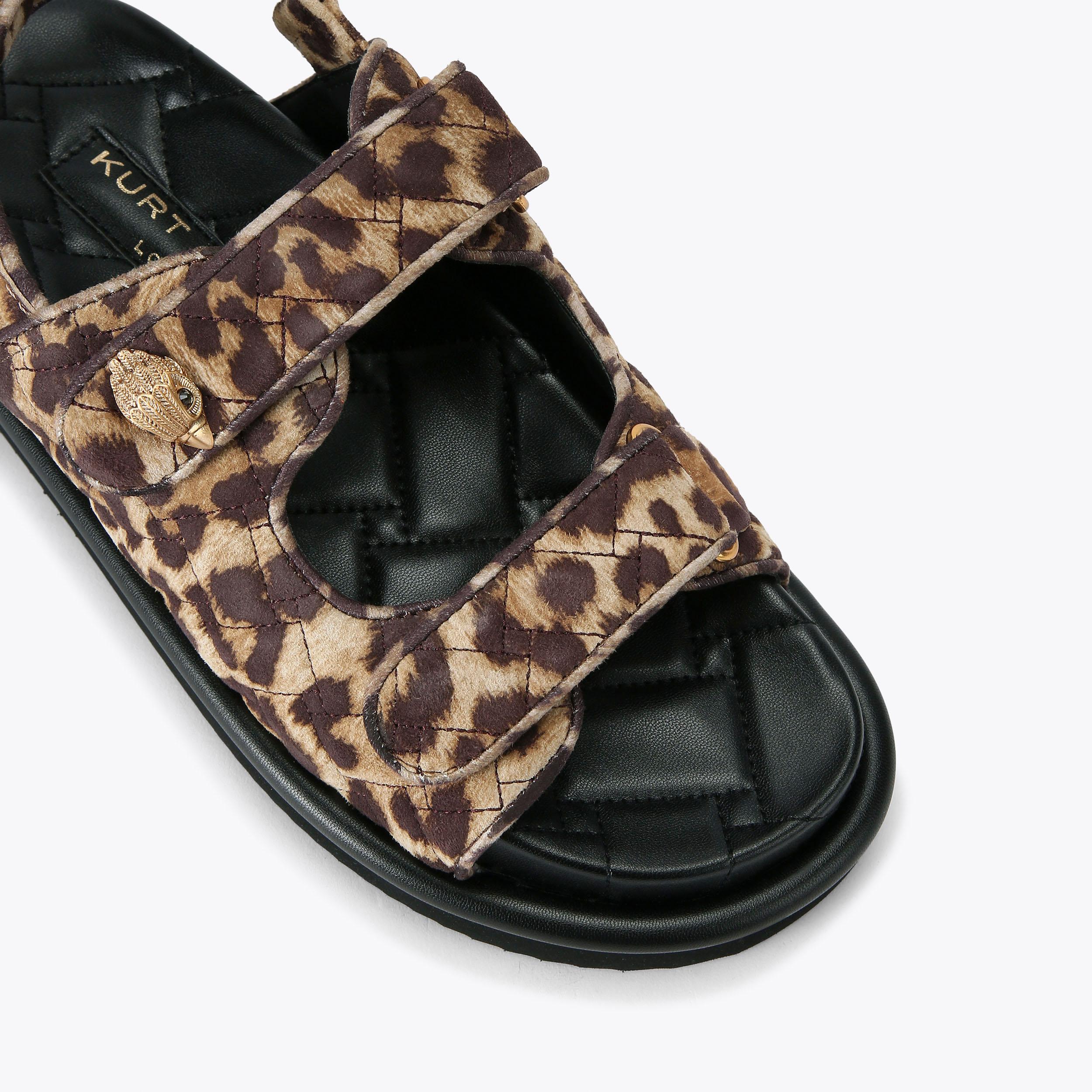 Orson Leopard Print Sandals | Kurt Geiger