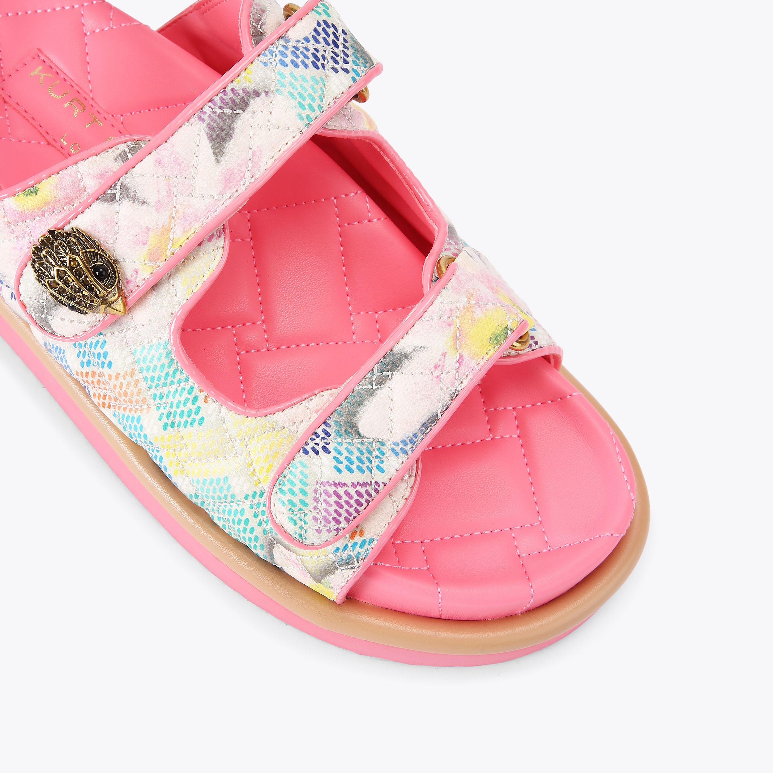 ORSON Watercolour Velcro Sandal by KURT GEIGER LONDON