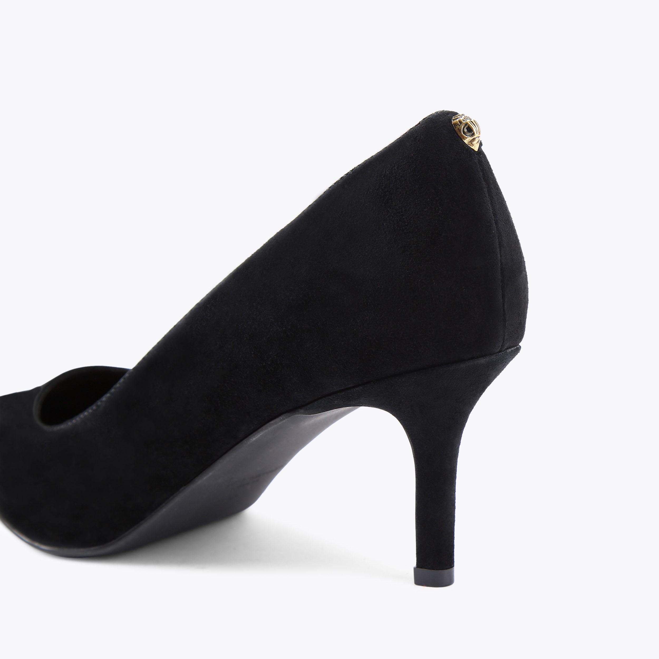 KENSINGTON FLEXI 65 Black Suede Heels by KURT GEIGER LONDON
