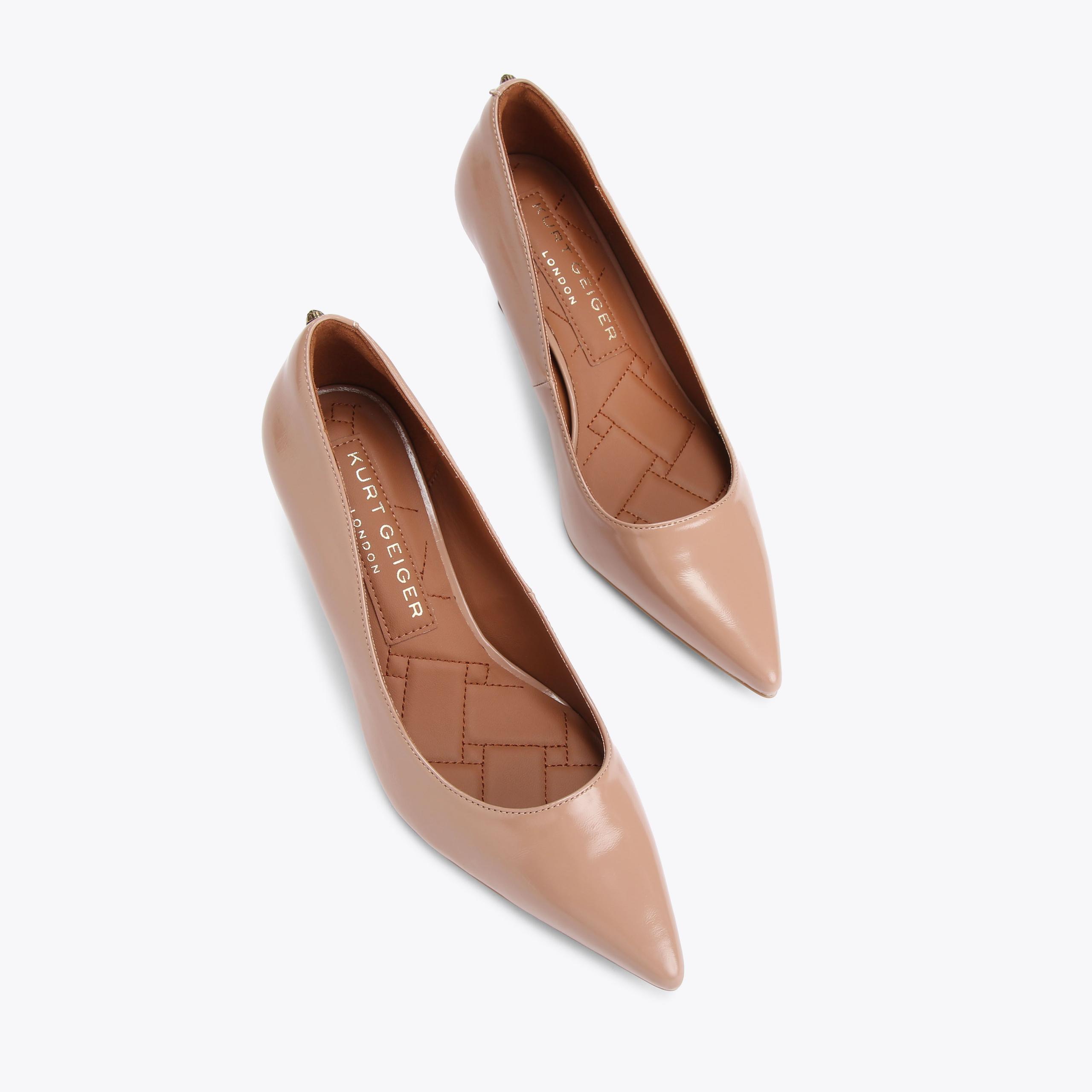 KENSINGTON FLEXI 65 Taupe Court Heel by KURT GEIGER LONDON