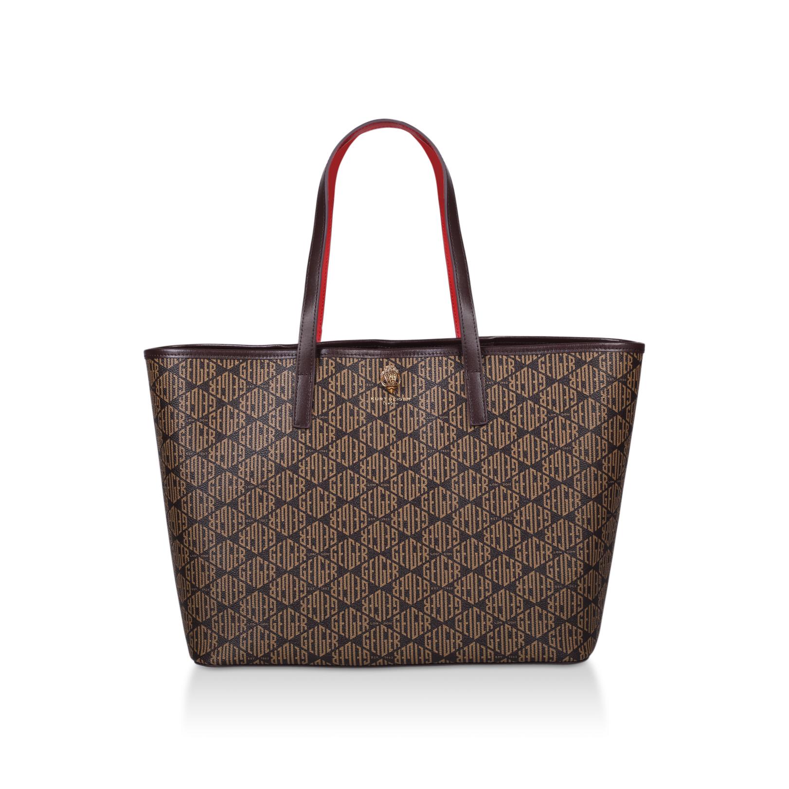 kurt geiger monogram richmond bag