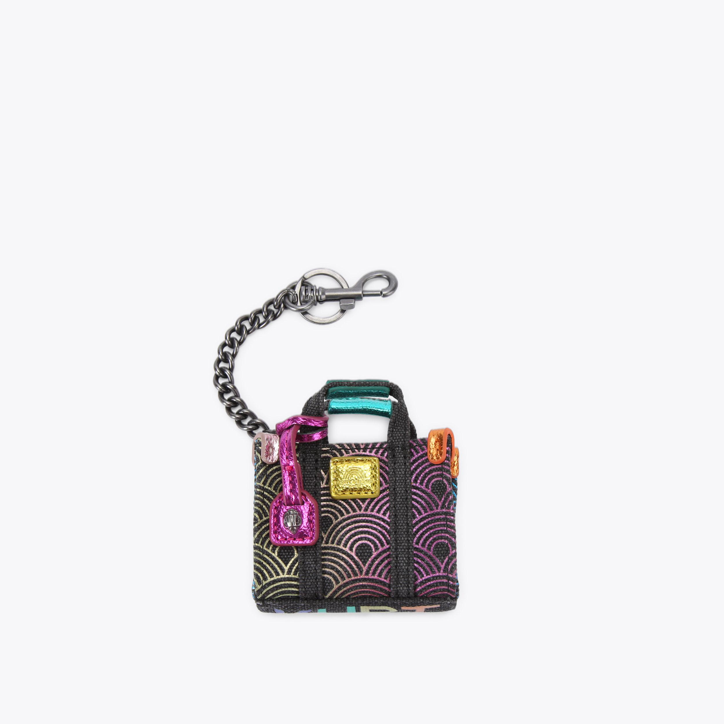 Colors Culture バッグ•キーバッグ Southbank Keyring Black Canvas | Kurt Geiger