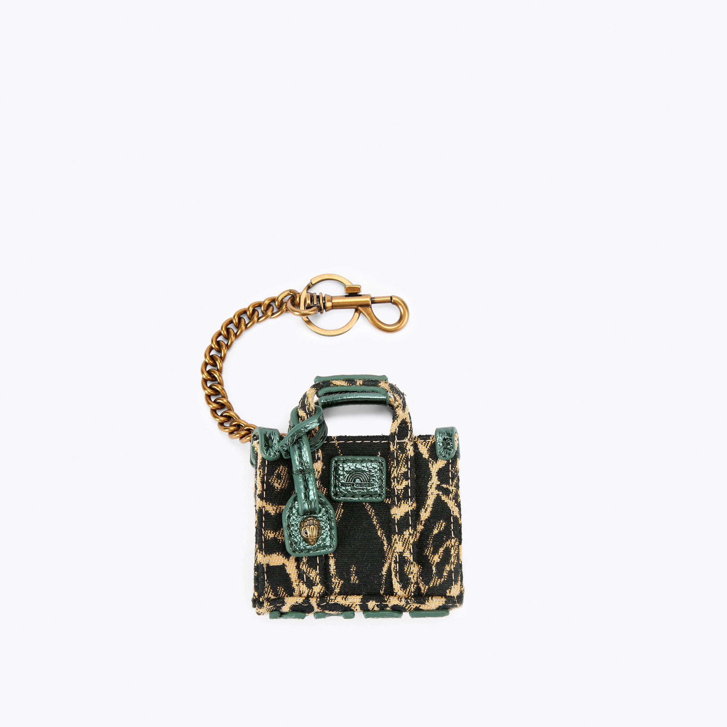 SOUTHBANK KEYRING Leopard Print Keyring by KURT GEIGER LONDON