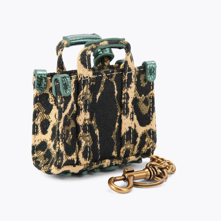 SOUTHBANK KEYRING Leopard Print Keyring by KURT GEIGER LONDON