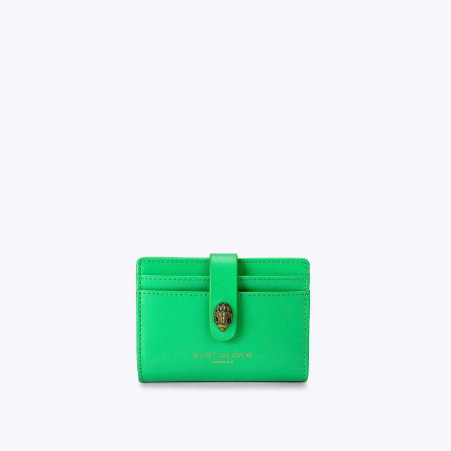 BOND MULTI CARD HOLDER Neon Leather Purse by KURT GEIGER LONDON
