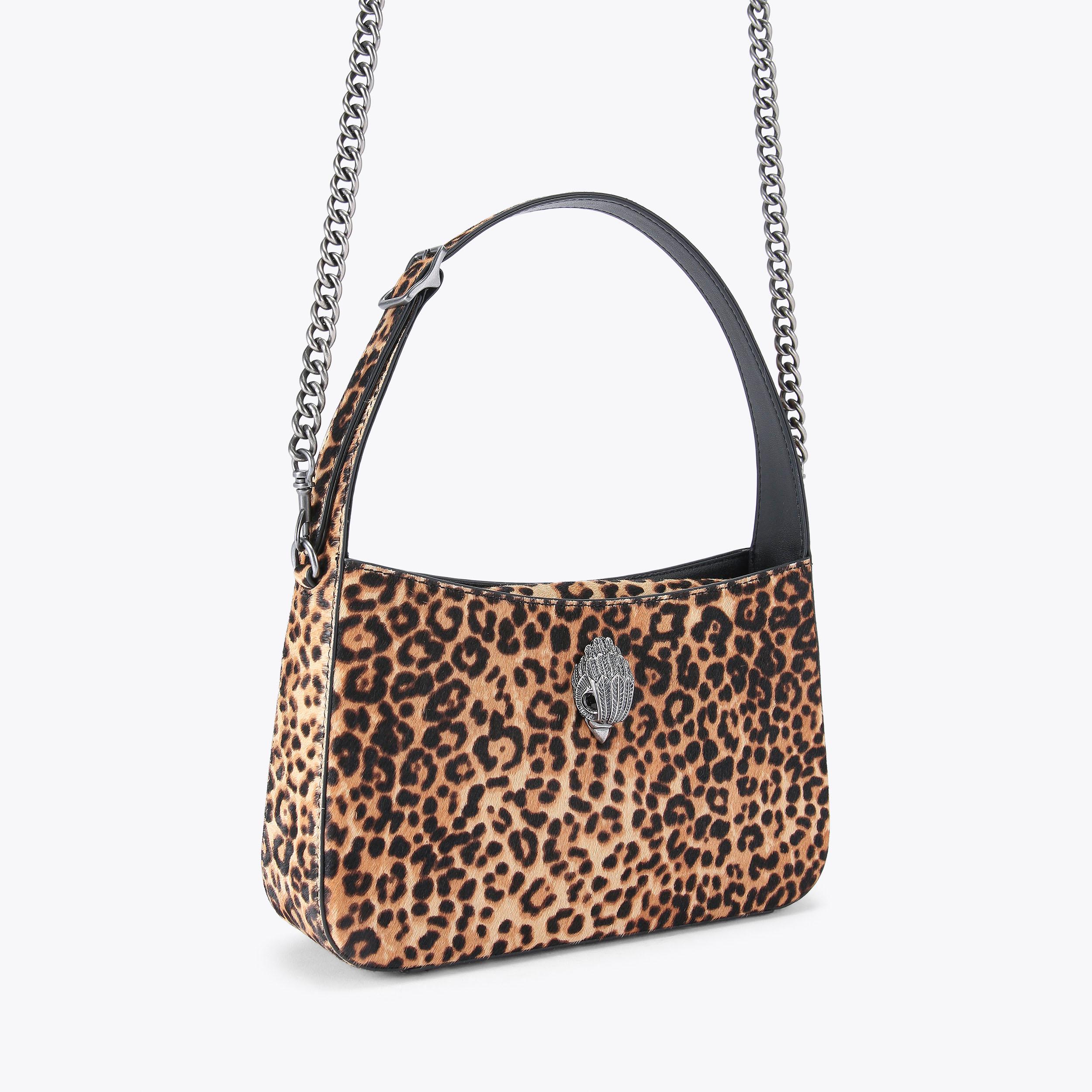 BOND SHOULDER BAG Leopard Printed Shoulder Purse by KURT