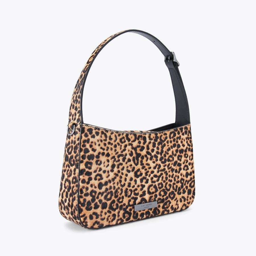 BOND SHOULDER BAG Leopard Printed Shoulder Purse by KURT