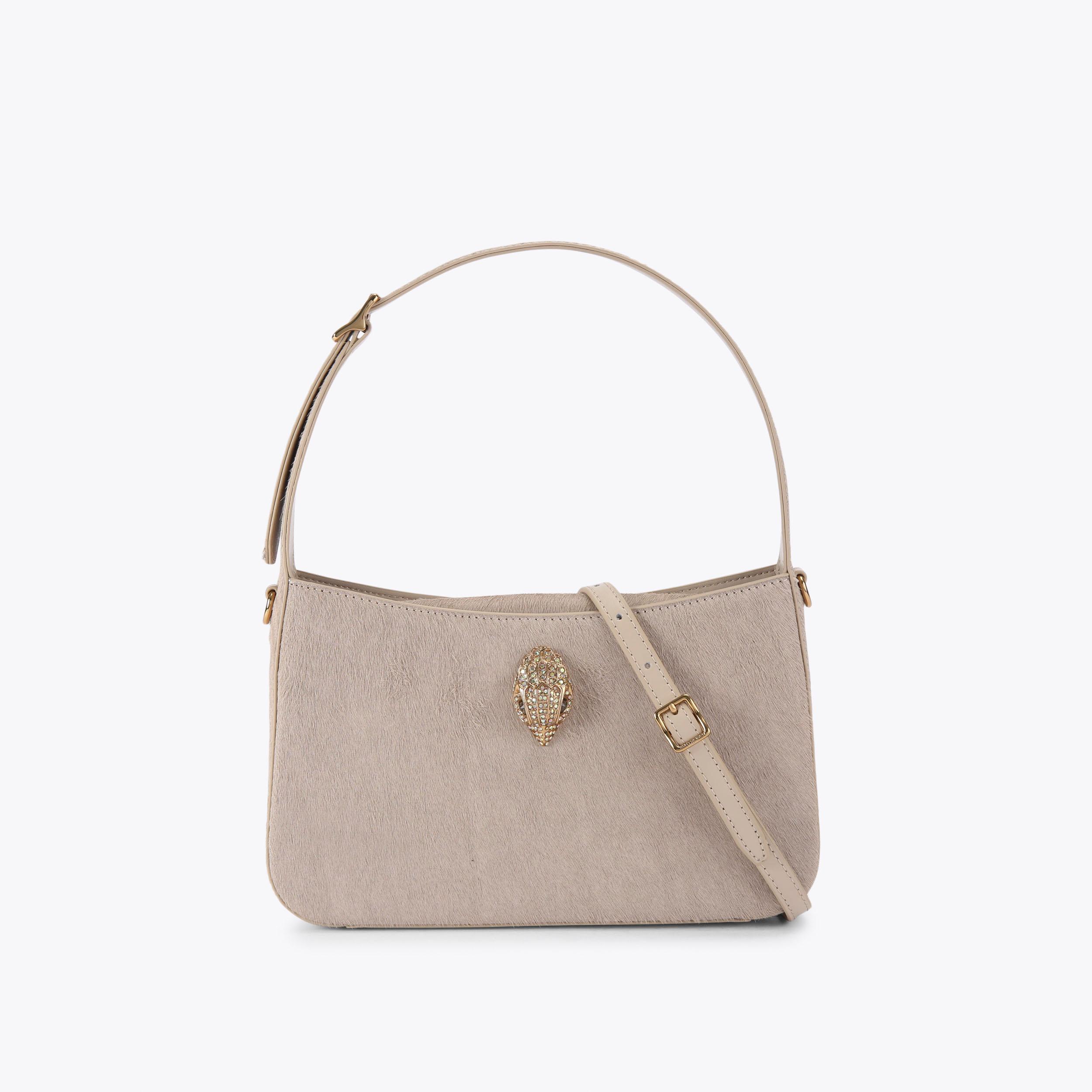 MINI BOND SHOULDER BAG Beige Crystal Shoulder Purse by KURT