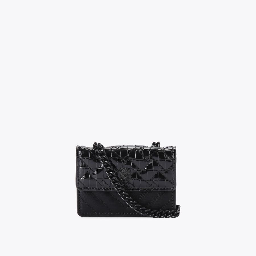 MICRO KENSINGTON L DR Black Micro Cross Body by KURT GEIGER LONDON