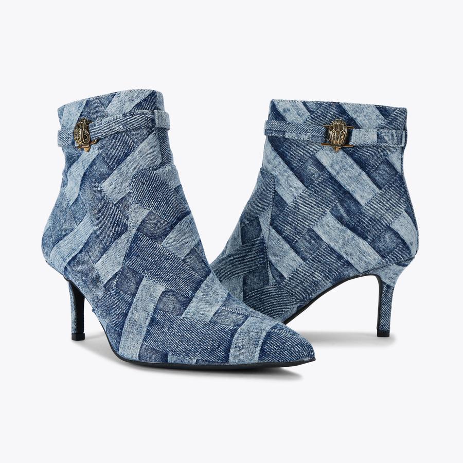Denim Ankle Boots - Kensington Flexi | Kurt Geiger