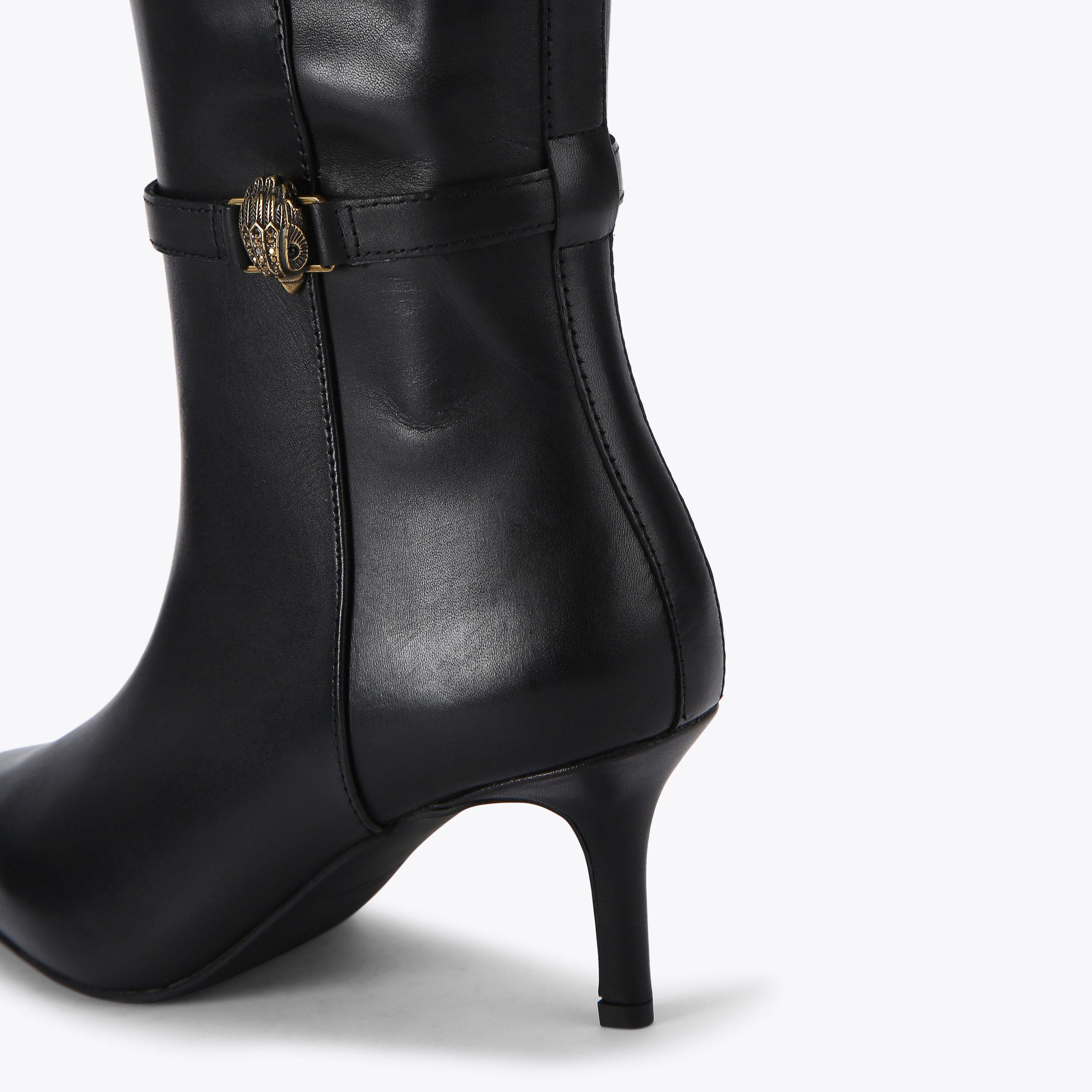 KENSINGTON FLEXI KNEE Black Knee High Boot by KURT GEIGER LONDON