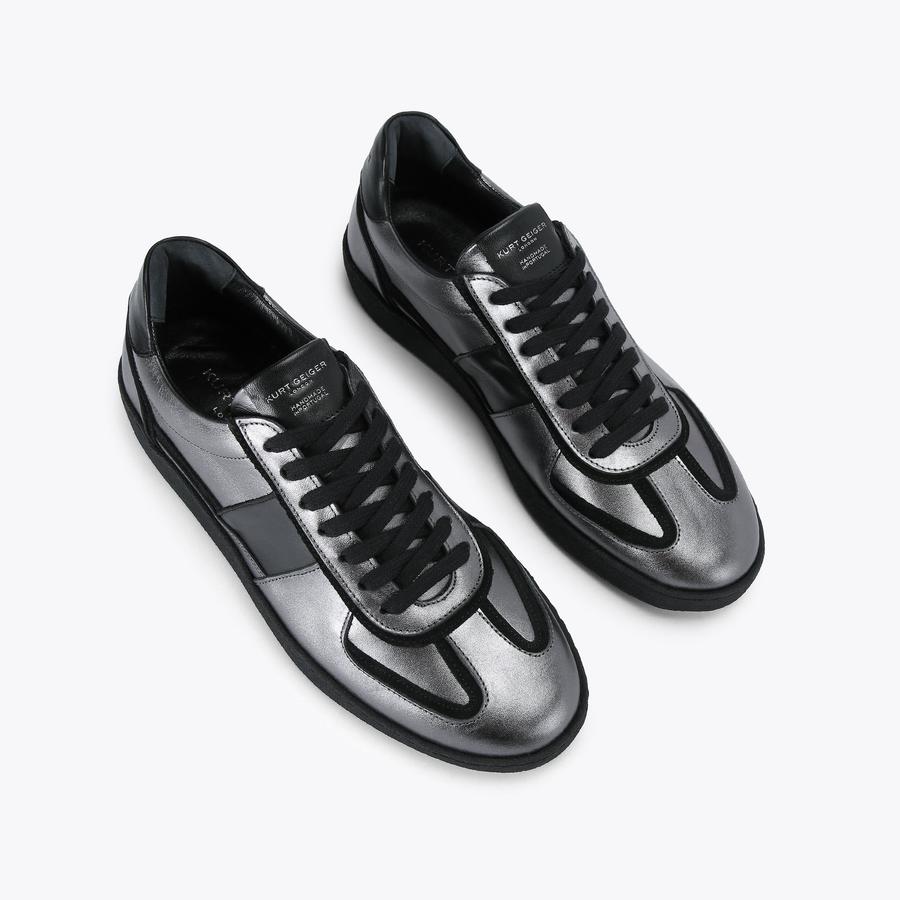 LLOYD SNEAKER Black Grey Sneaker by KURT GEIGER LONDON