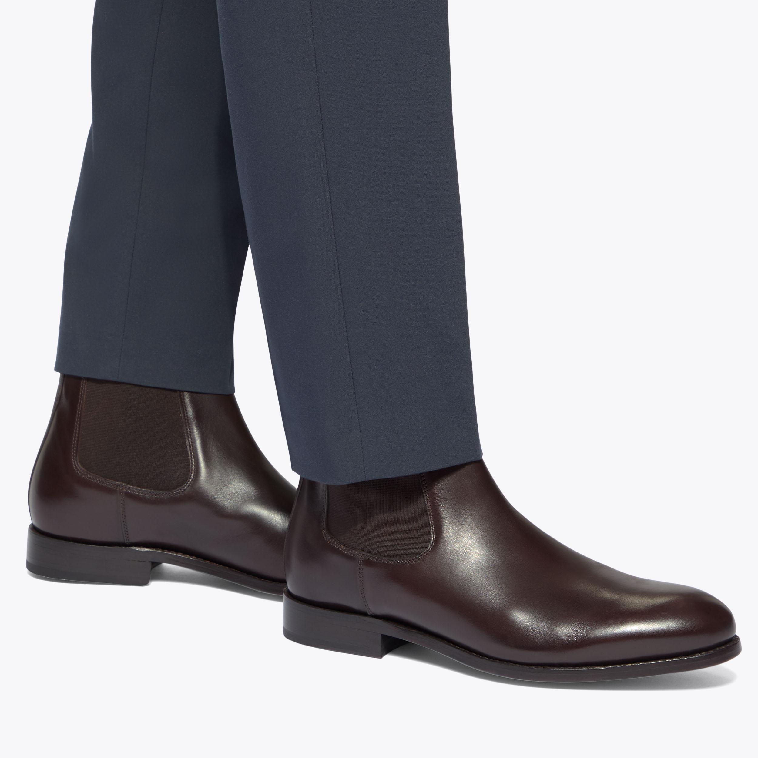 Sloane Dark Brown Chelsea Boots for Men | Kurt Geiger display picture 2