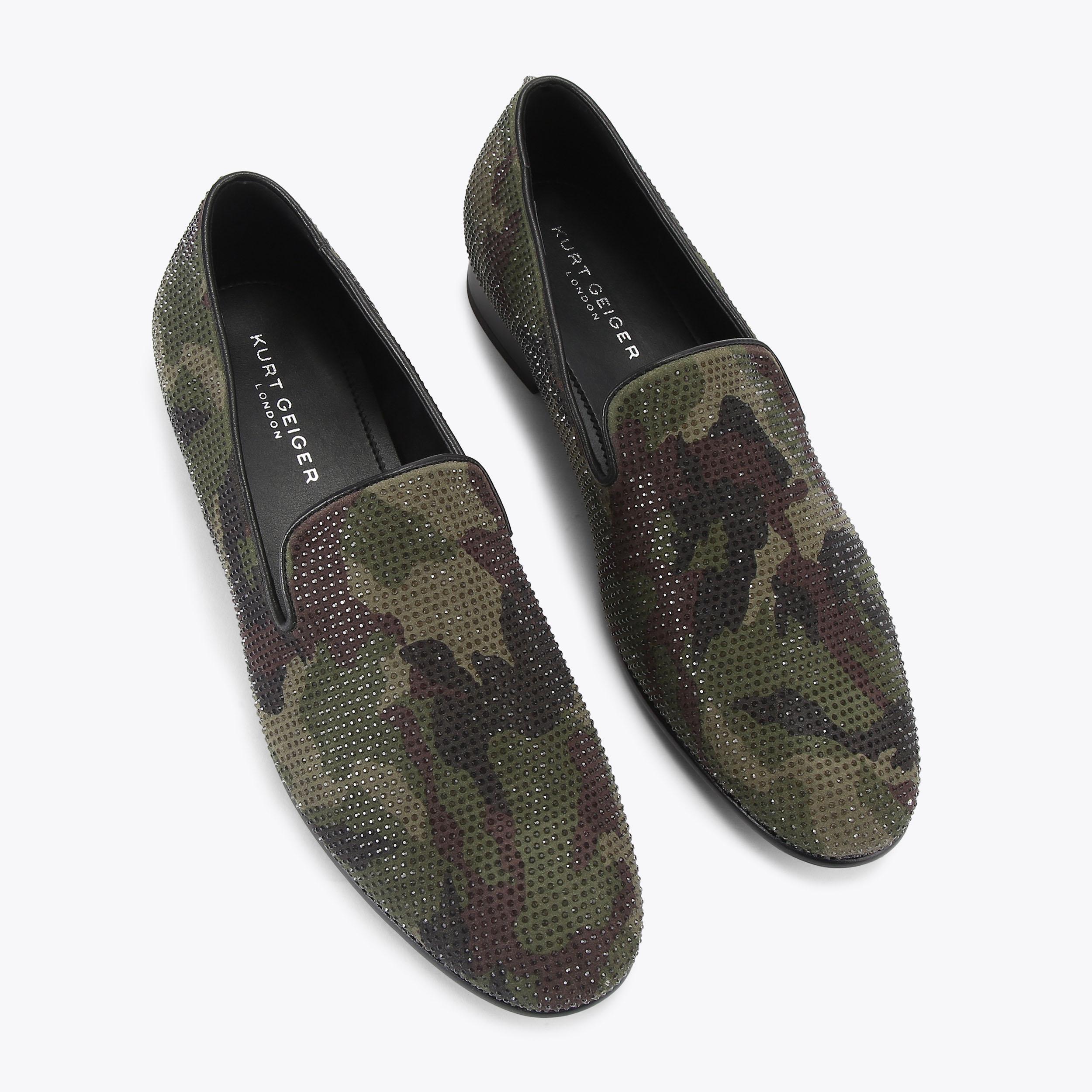 ACE Camo Slip On Shoe by Kurt Geiger London