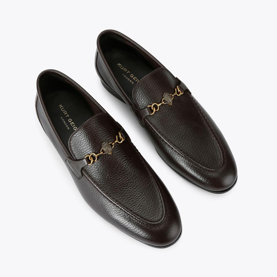 ALISTAIR DECON LOAFER Brown Leather Slip On Loafer by KURT  display picture 1