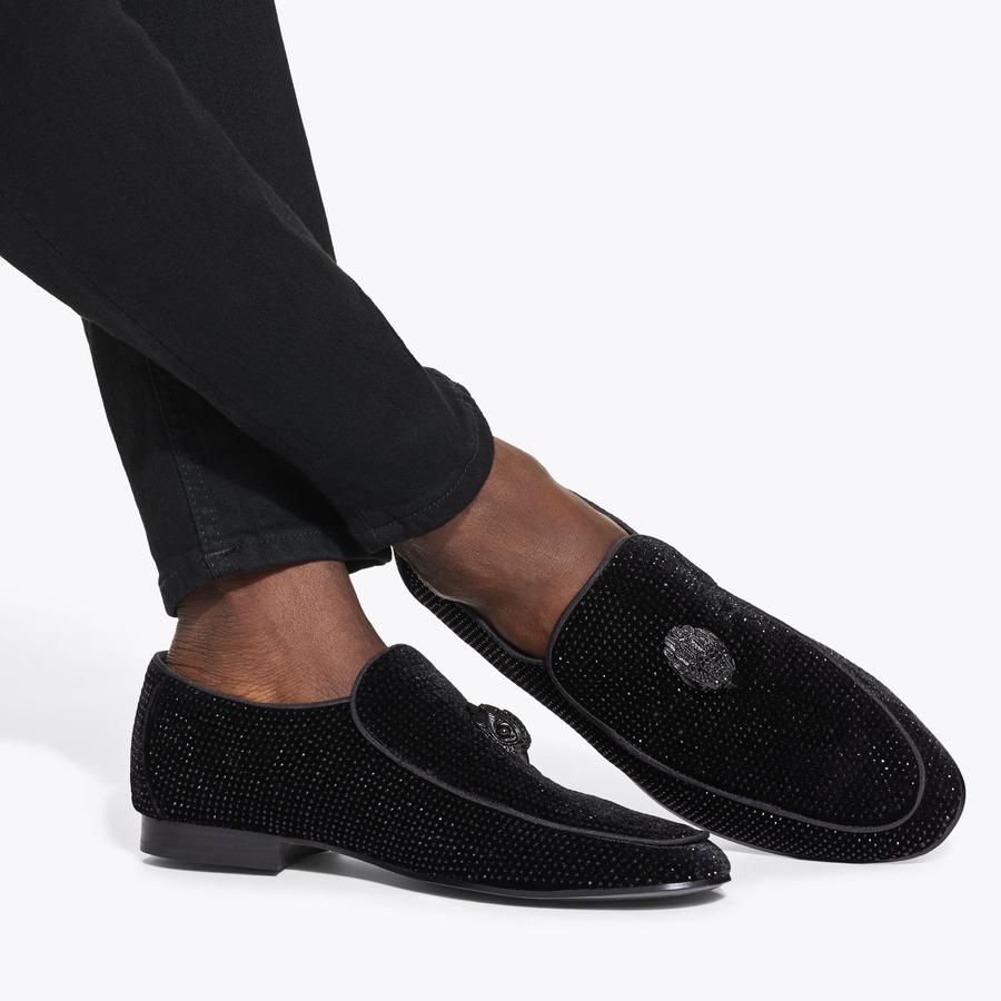 Kurt Geiger London Men\'s Hugh Eagle Sequin Embellished Slip-On Dress Loafers Kurt Geiger | Shoes | Kurt Geiger London Mens Hugh Eagle  main image 3