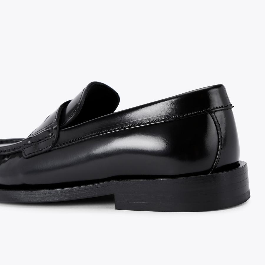 white house black market cocktail dress Horsebit Loafers - Black Calf | Rancourt & Co main image 1