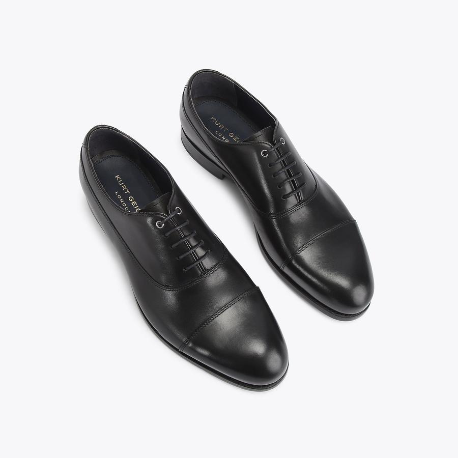 Kurt Geiger Black Leather Oxfords Sleek Design - US 10, EU 43 Hunter Oxford Men main image 3