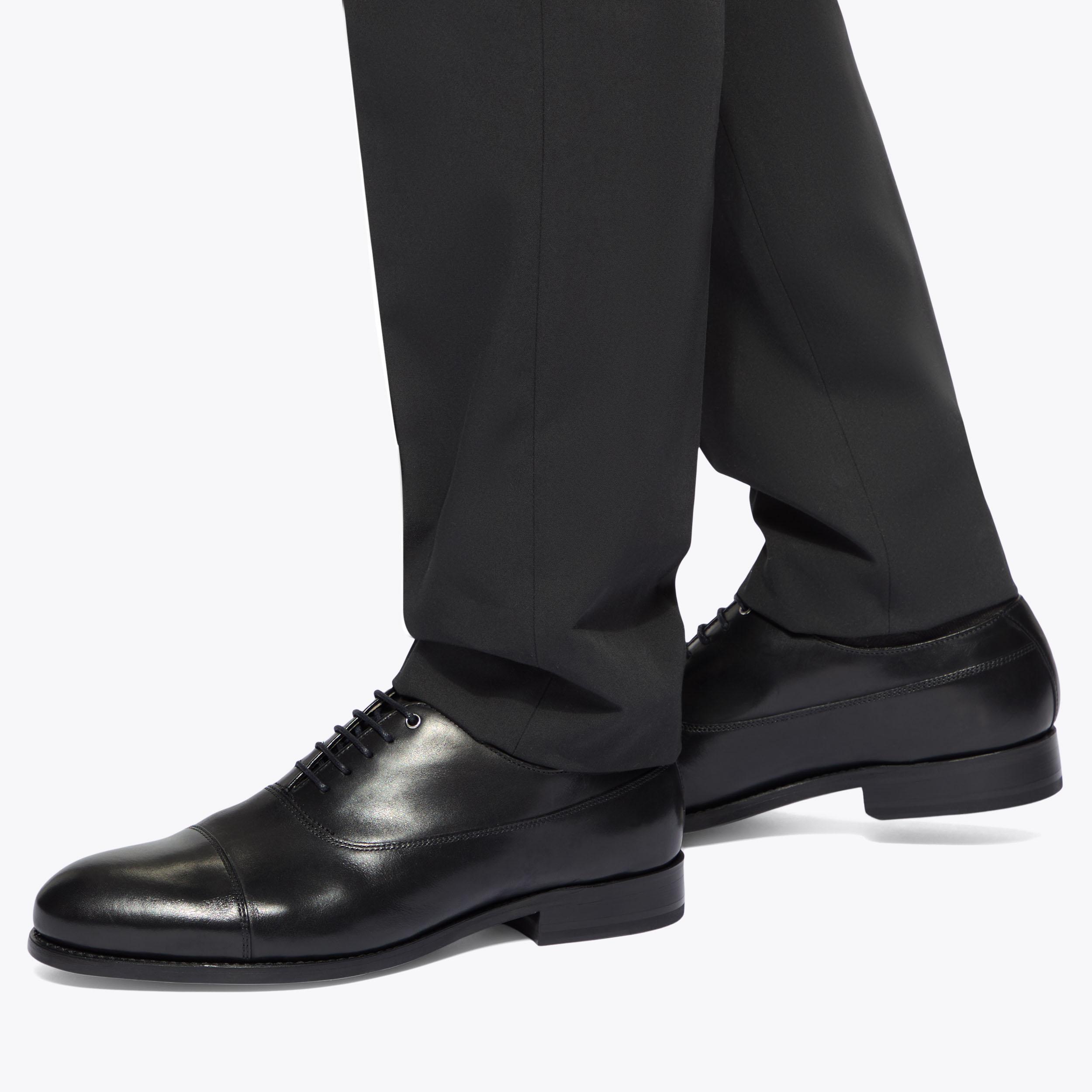 Sloane Oxford Black Leather Lace Up Brogue | Kurt Geiger display picture 2