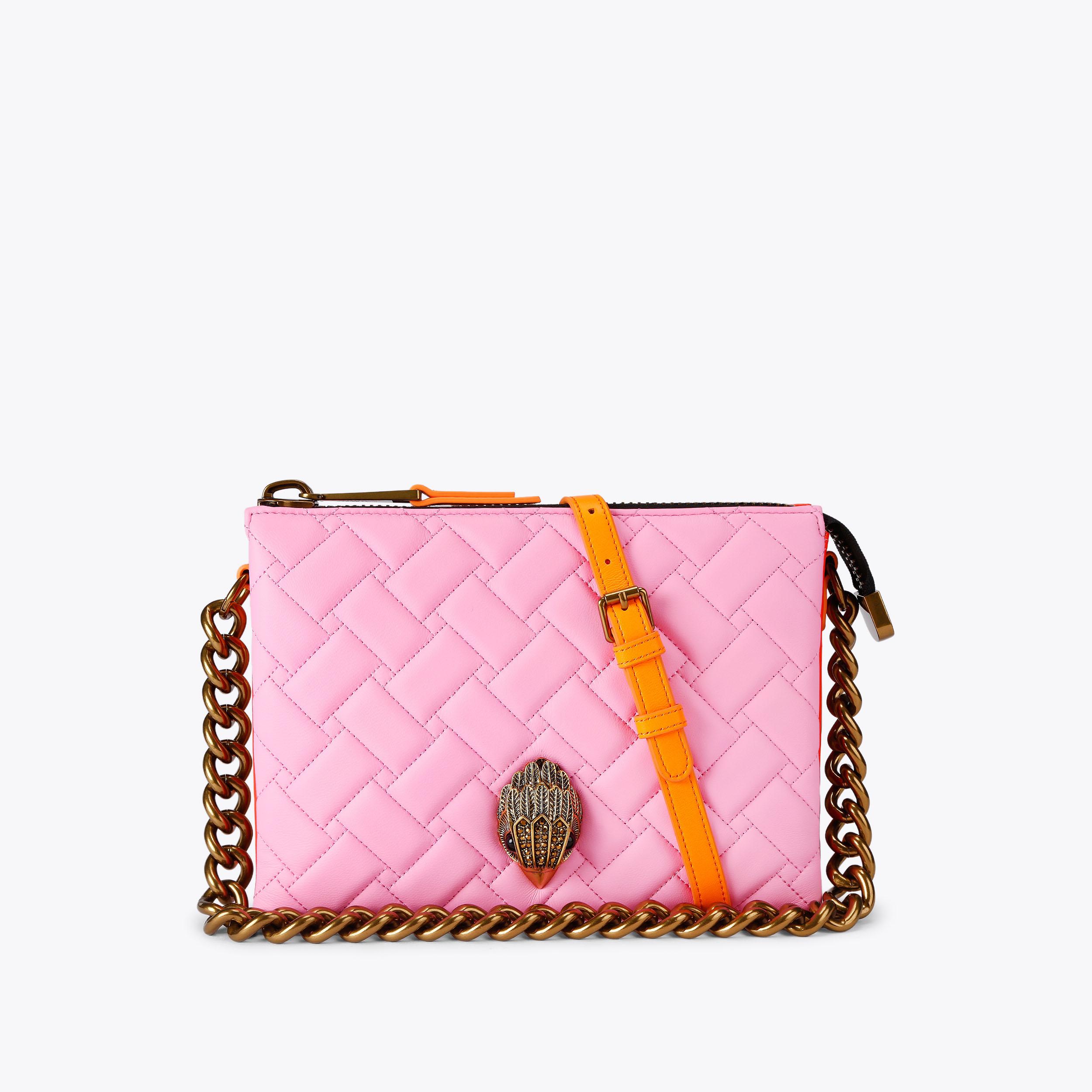 three piece bag / pink × gold NEW Marc Jacobs J MARC $375 Sequin Mini 3 Way Crossbody Purse Bag