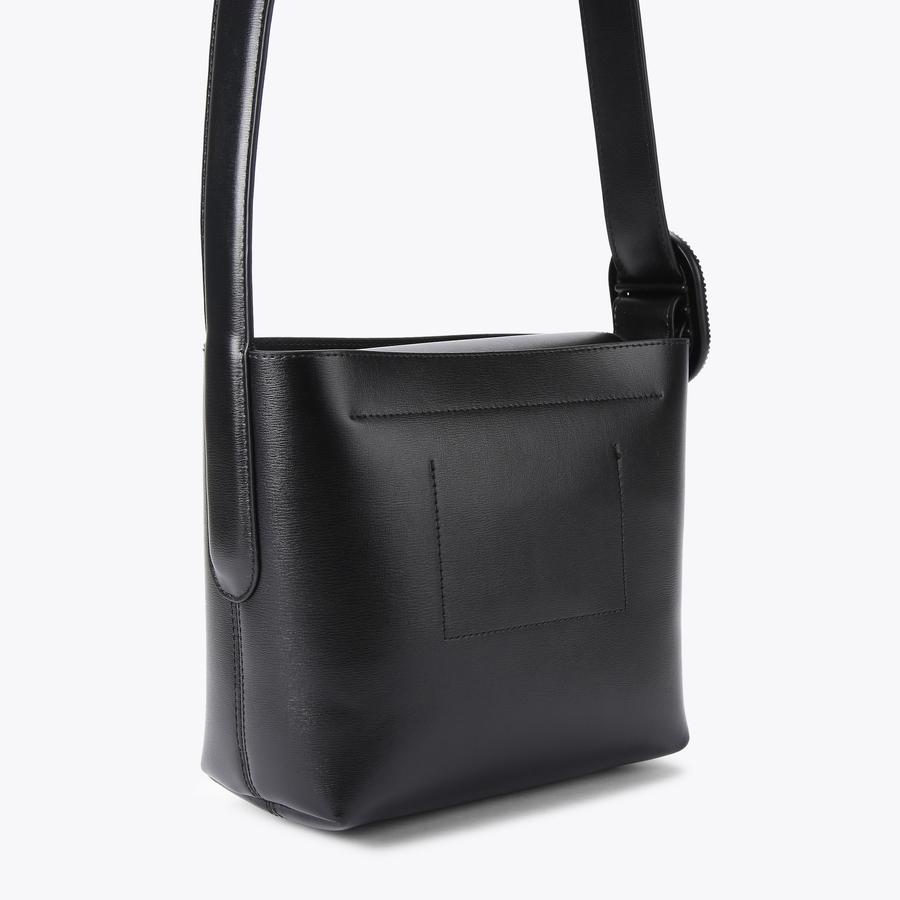 SM CHELSEA BUCKET BAG DR Black Bucket Purse by KURT GEIGER
