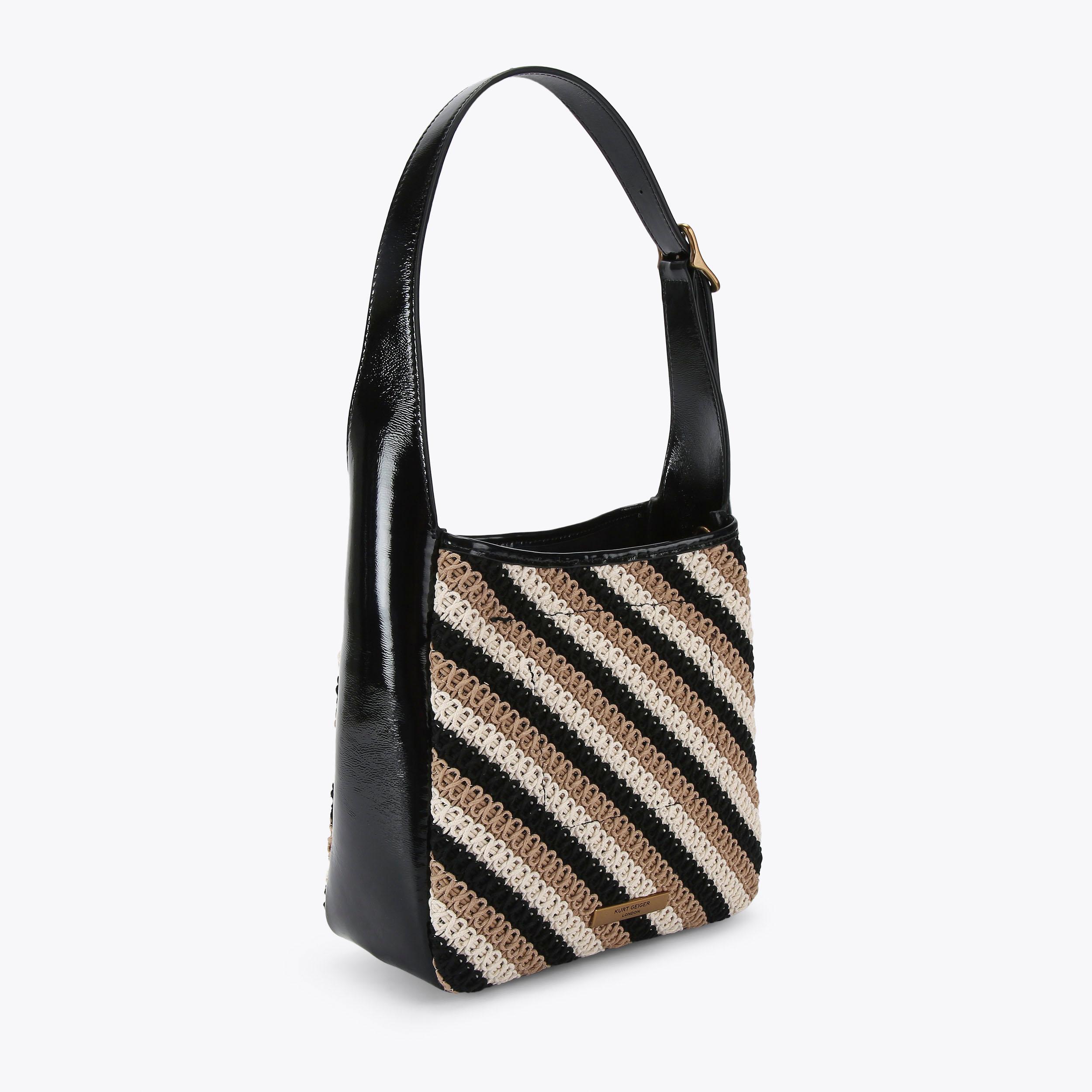 ★TOUT Y EST★ RIANEE Raffia Pattern Mini Hobo Bag HO1A3A55 RIANEE MINI HOBO – GUESS