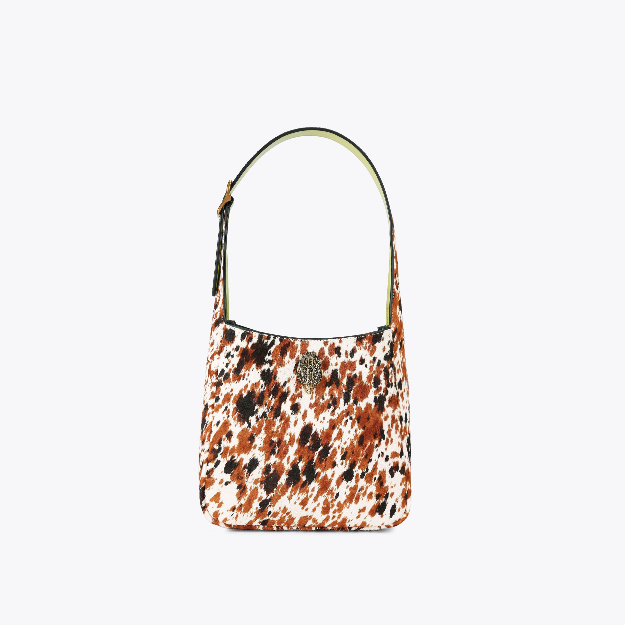 Cow Print Hobo Bag | Calfhair Leather | Kurt Geiger