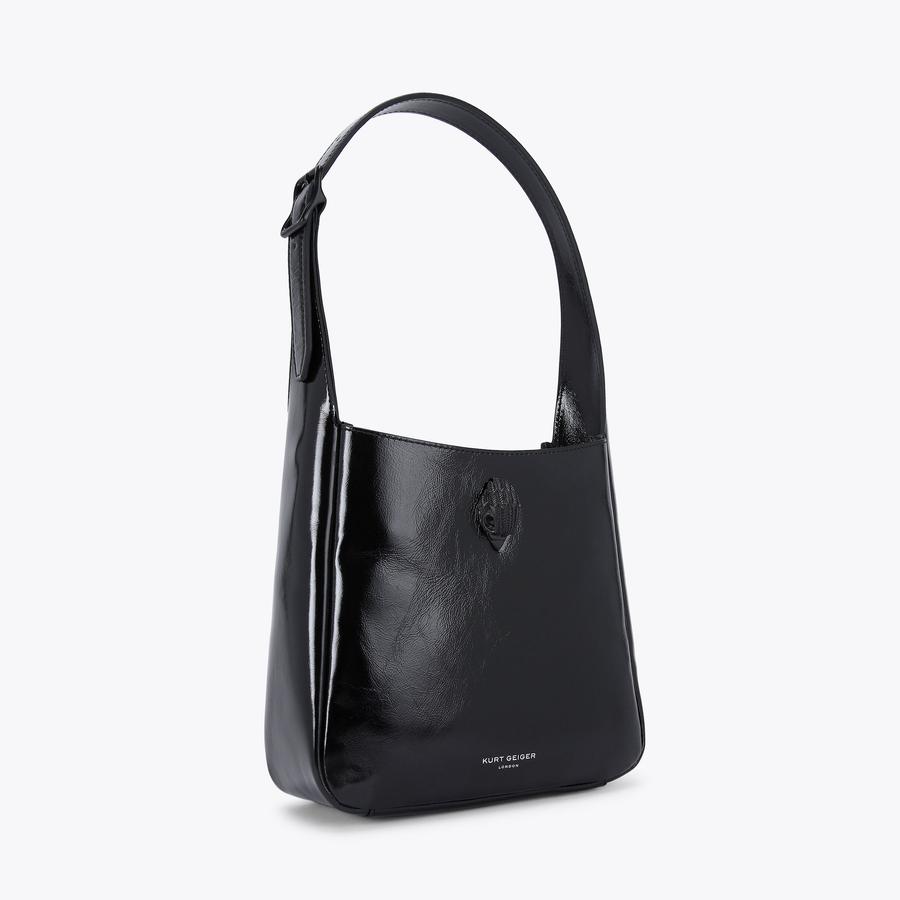 SMALL BOND HOBO DR Black Shoulder Hobo Purse by KURT GEIGER