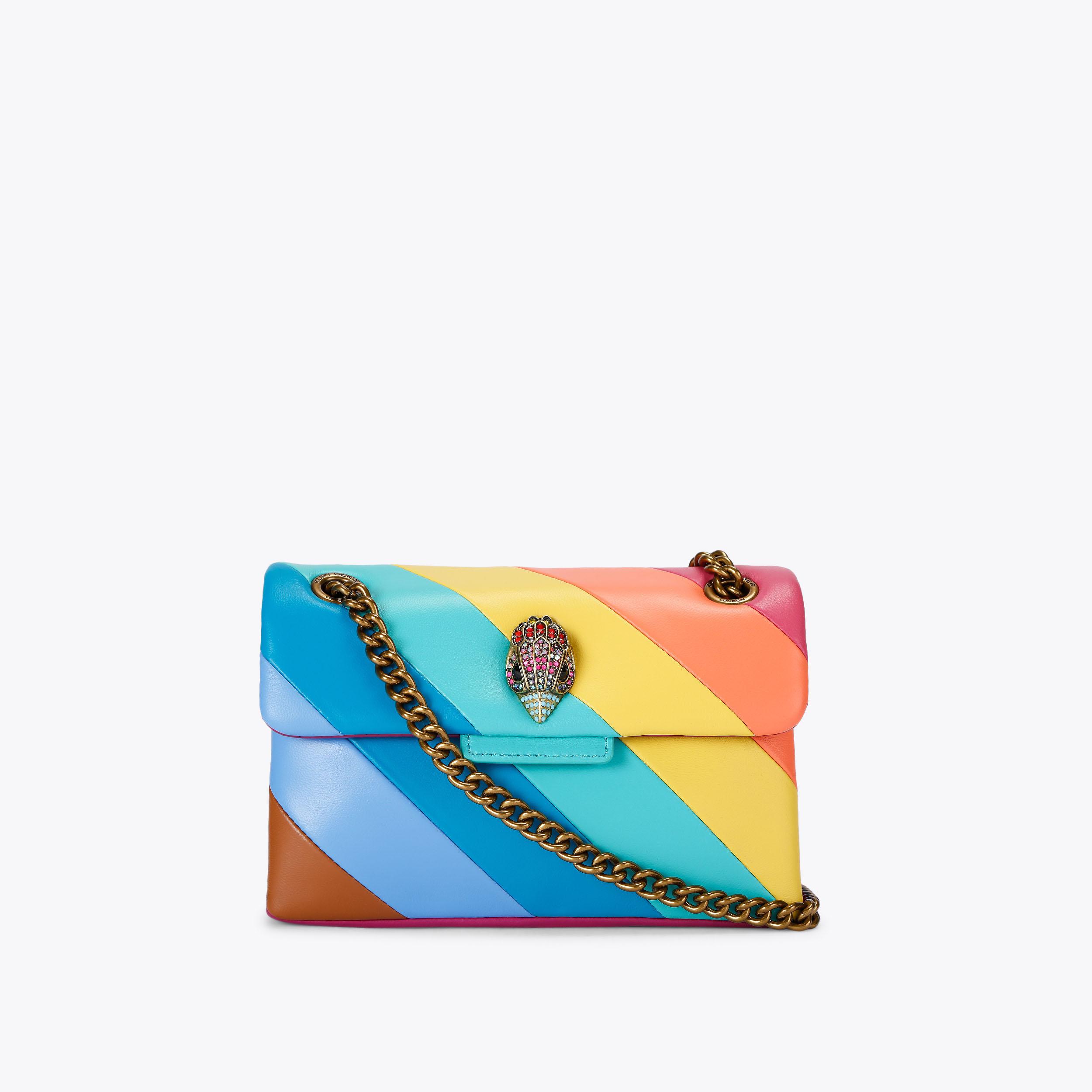 Mini Leather Kensington Bag - multi-colored