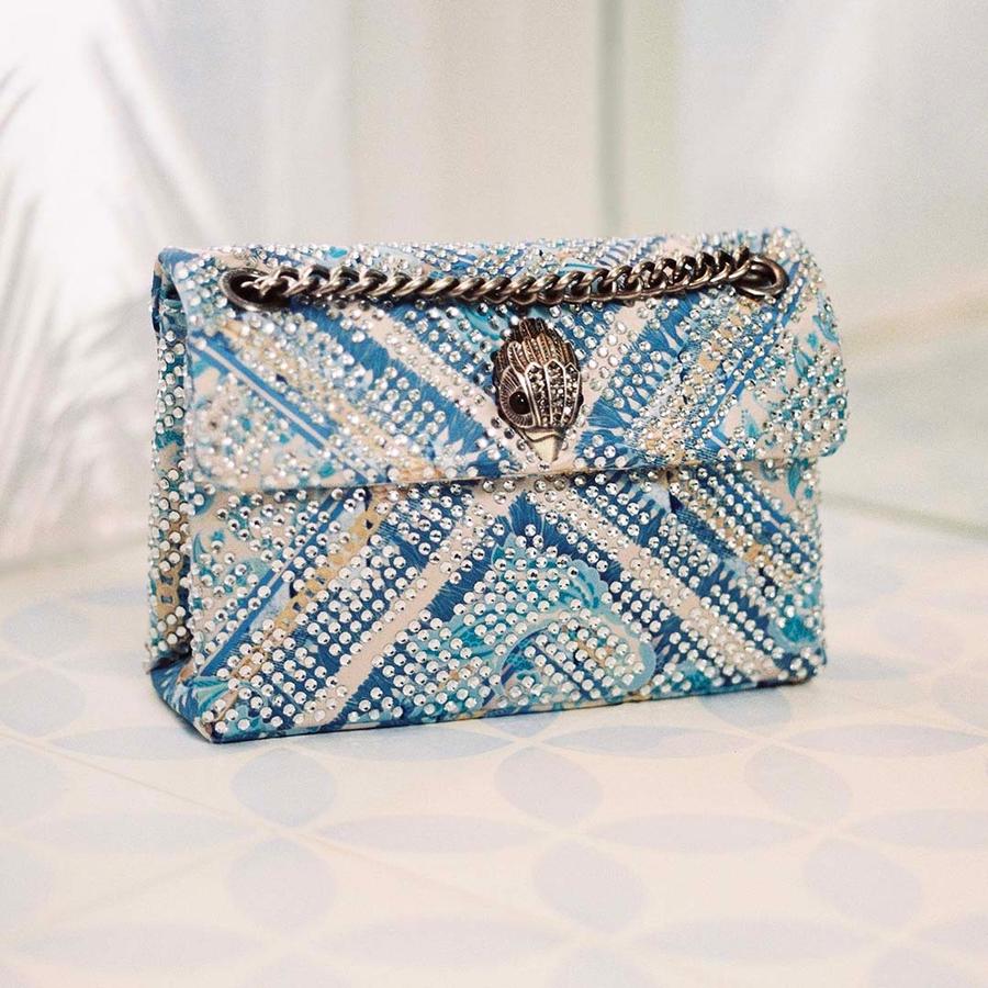 Blue Paisley Kensington Bag | Kurt Geiger