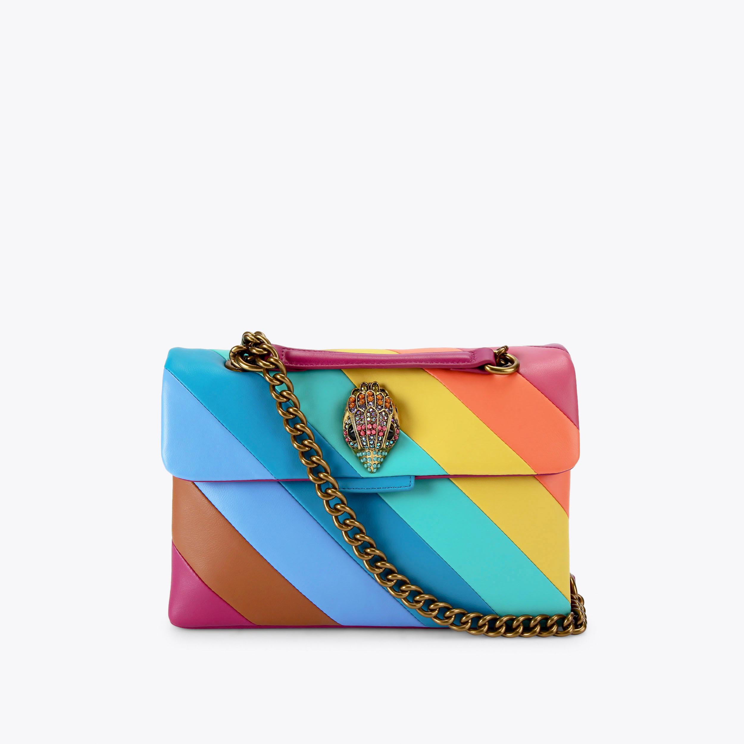 Leather Kensington Bag - multi-colored