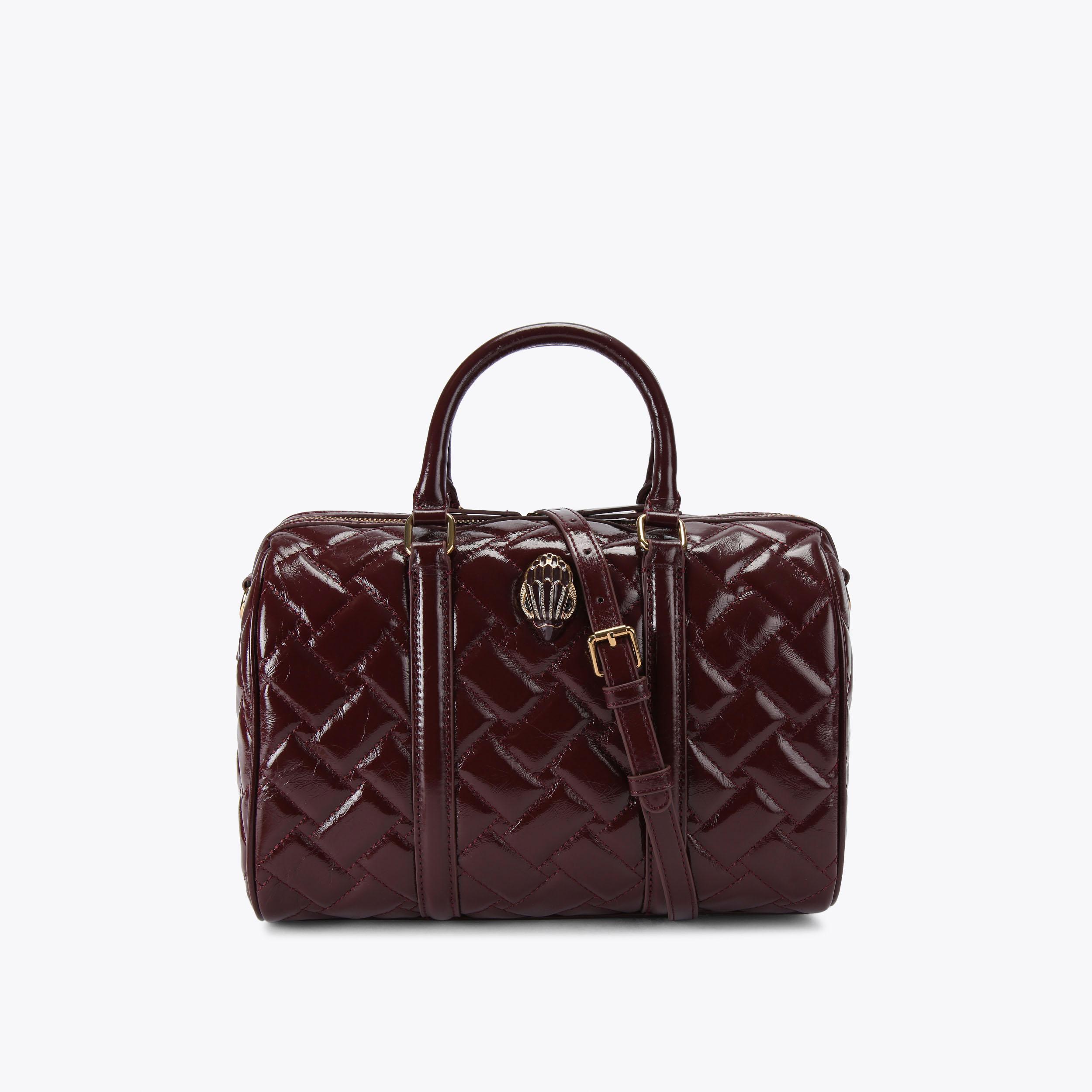 バッグ grained leather boston bag Full Grain Leather Boston Bag for Women - Top Handle