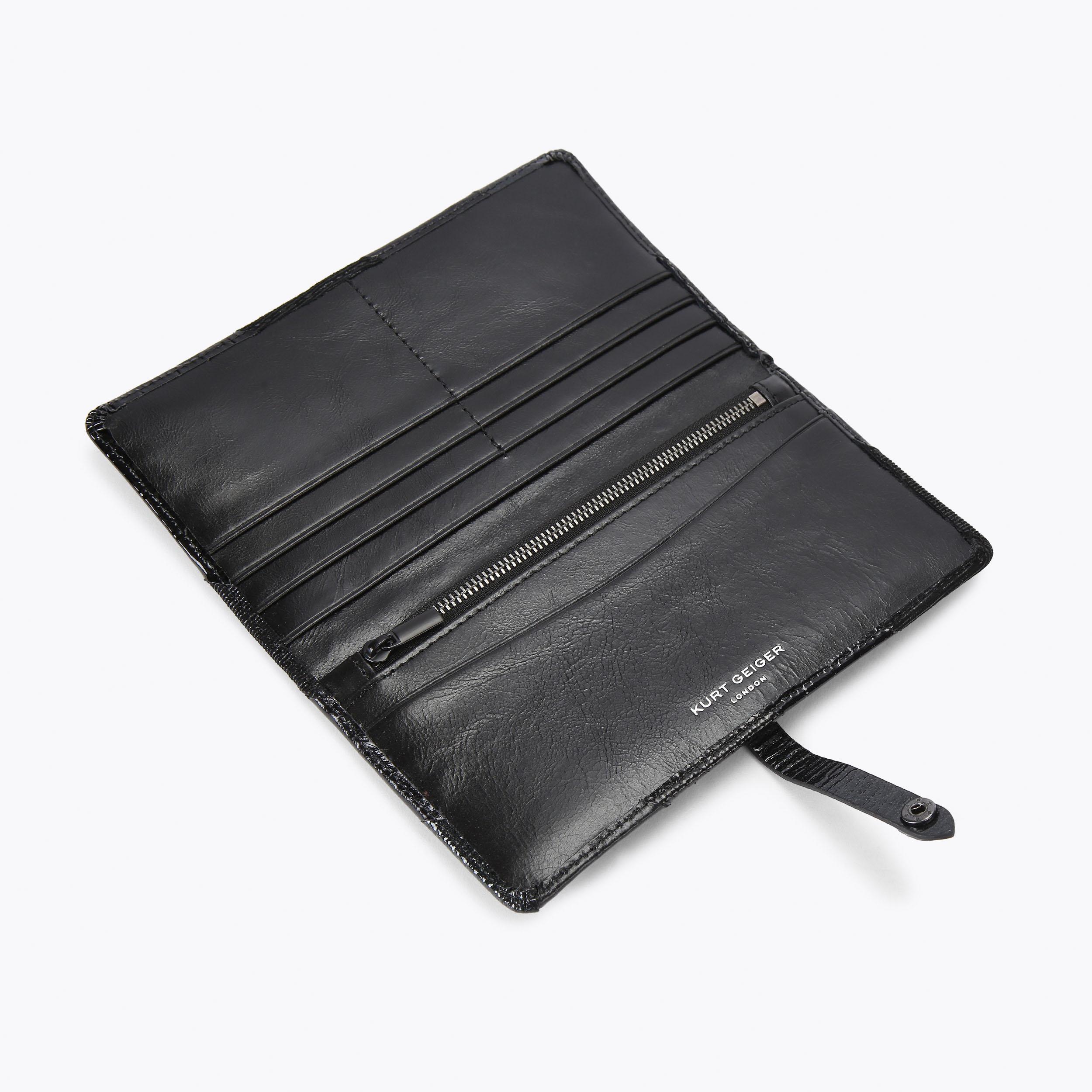 SOFT W KENSINGTON L D Black Wallet by KURT GEIGER LONDON