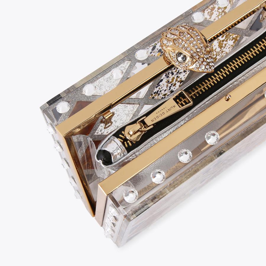 Kurt geiger gold clutch bag hotsell