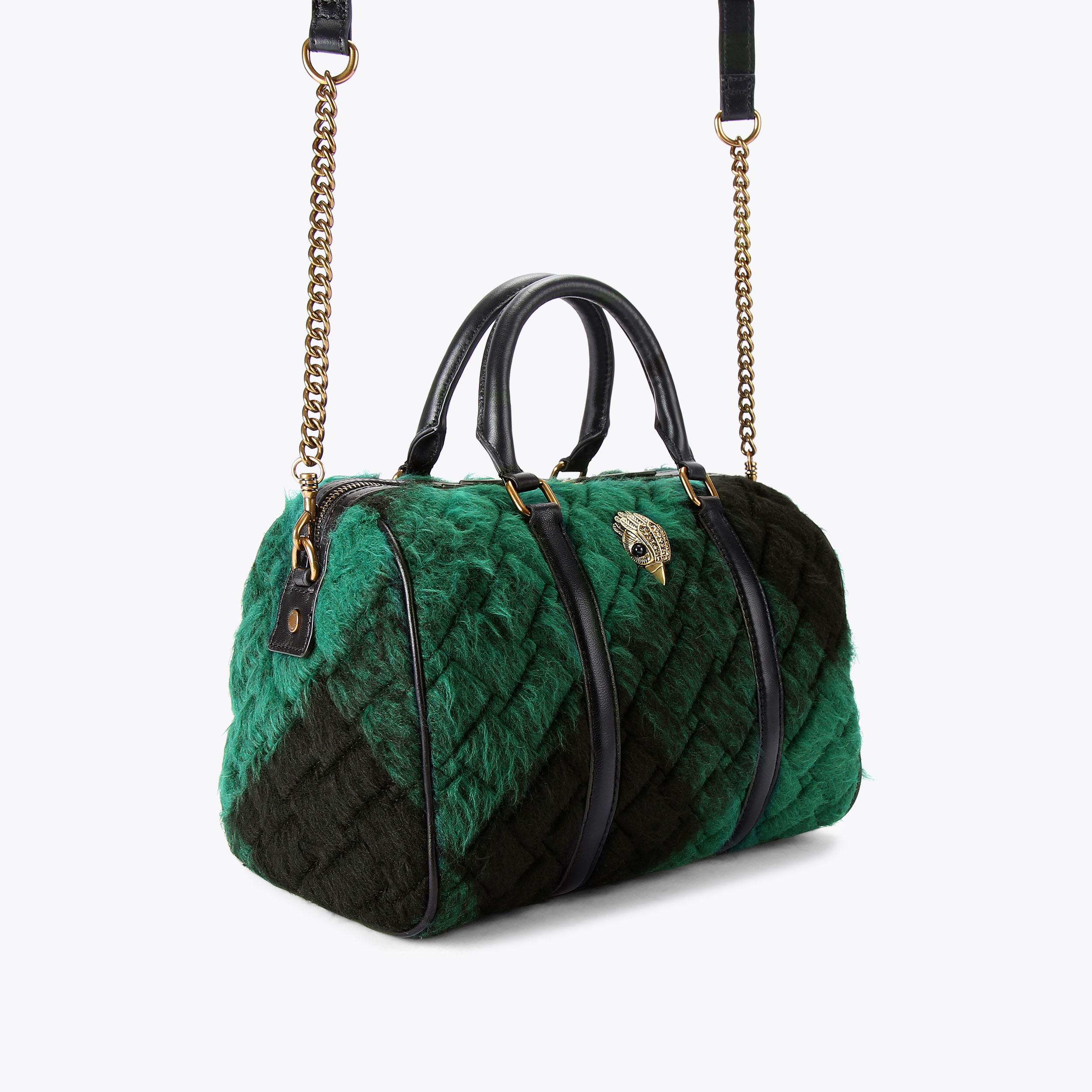 【PARTIMENTO】★ STRIPE BOSTON BAG ★ 3 COLOR Gucci-GG-Supreme-Web-Stripe-