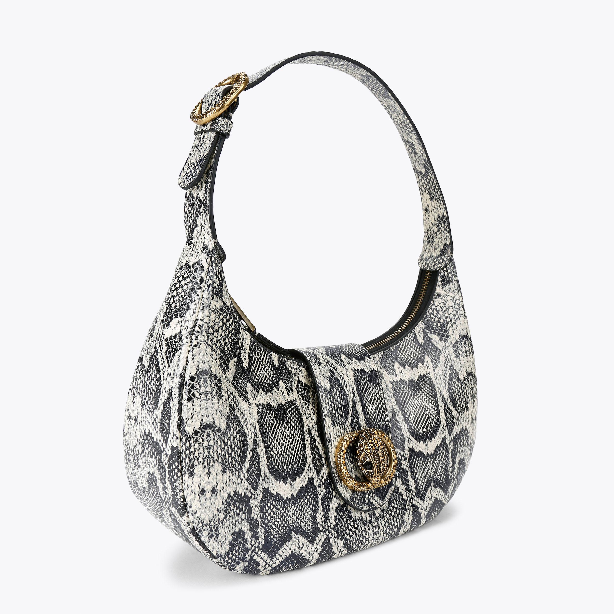 CHELSEA HOBO Snake Skin Shoulder Purse by KURT GEIGER LONDON CHELSEA HOBO Snake Skin Shoulder Purse by KURT GEIGER LONDON