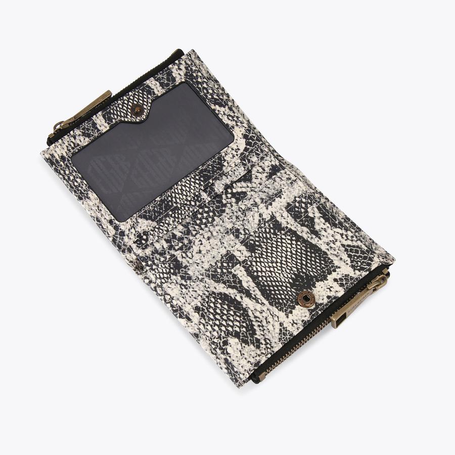 CHELSEA MINI PURSE Snake Printed Leather Purse by KURT GEIGER LONDON