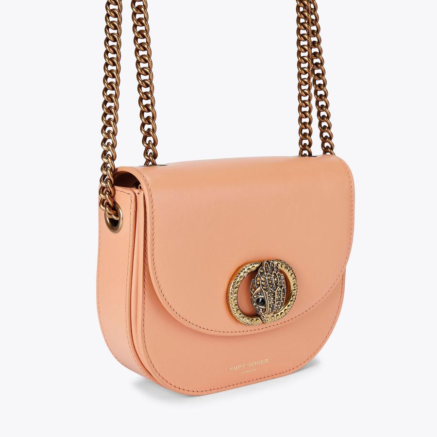 ゴールデン カルサイトー2307 Chelsea Fold Wallet Orange Leather | Kurt Geiger